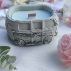 Camion gris marbré