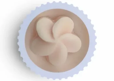 Fondant en forme de fleur aux différentes senteurs