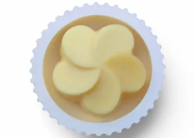 Fondant en forme de fleur aux différentes senteurs